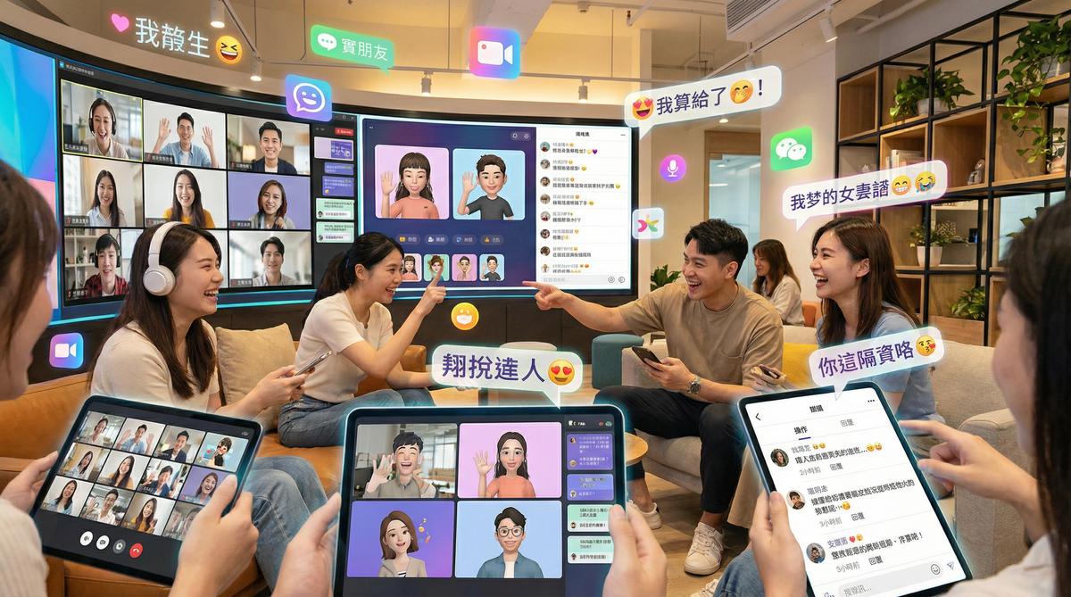 糖心甜心社区互动场景